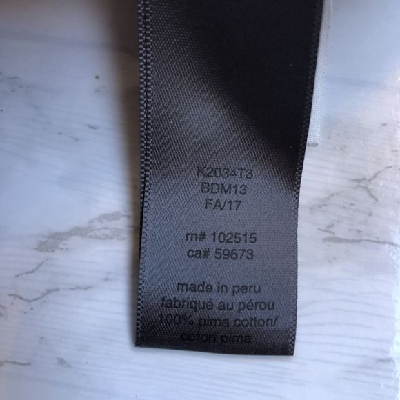 John Varvatos Men’s Size XL Gray Henley Ribbed Pullover Button Front Pima Cotton - Picture 13 of 13